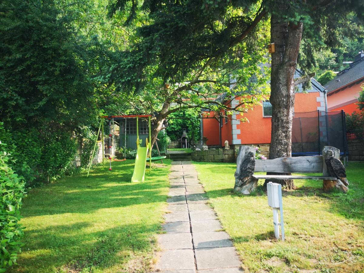 فيلا Ferienhaus Franz - An Der Elbe, Mit Grossem Garten بيرنا المظهر الخارجي الصورة